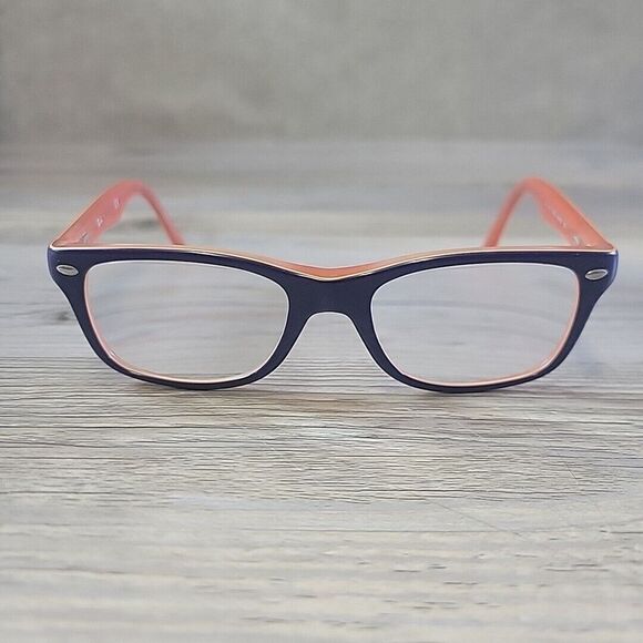 Ray Ban RB 1531 3762 46-16-125 Navy Blue/Salmon Full Rim Eyeglasses‎ Frames Only - Picture 1 of 10